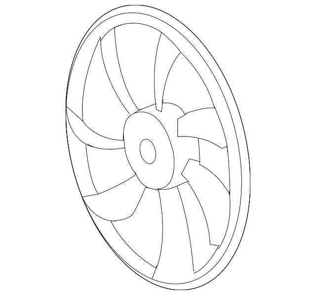 16361-31430 FAN BLADE, RIGHT
