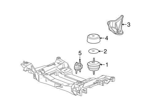 Corvette ENGINE & TRANS MOUNTING