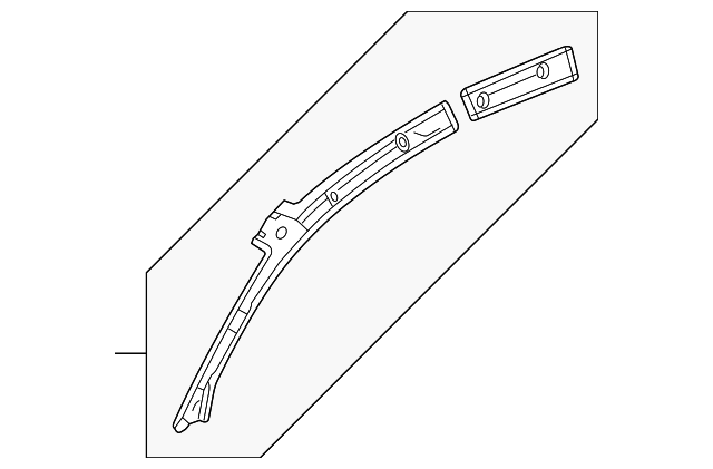 4F5-810-137 Деталь ROOF RAIL, LEFT