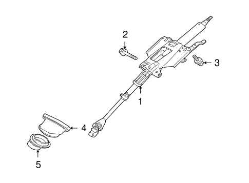 Lancer STEERING COLUMN COMPONENTS
