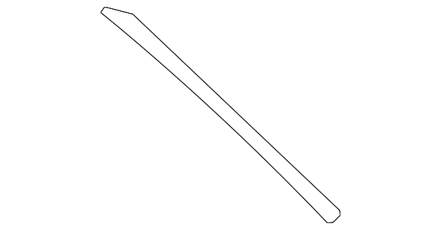 75766-78010 REAR MOLDING, LEFT
