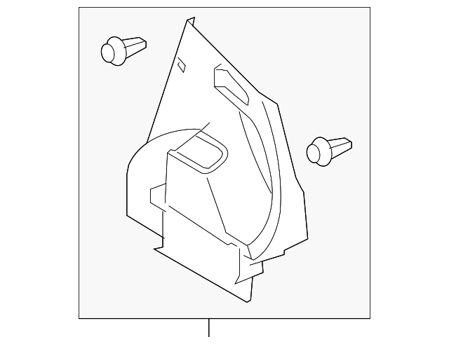 64740-52440-B0 QTR TRIM PANEL, LEFT