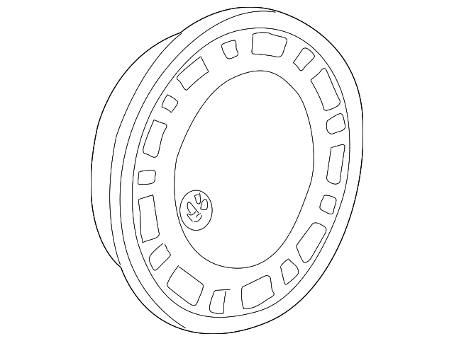 7D0-601-147-A-091 HUB CAP