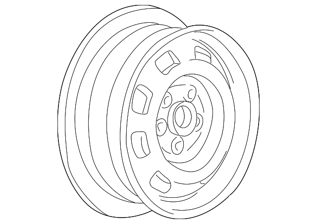 7D0-601-027-A-091 WHEEL