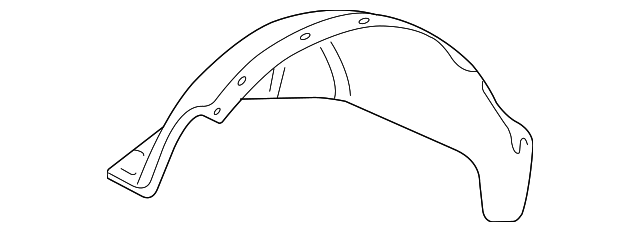 15132711 FENDER LINER, LEFT