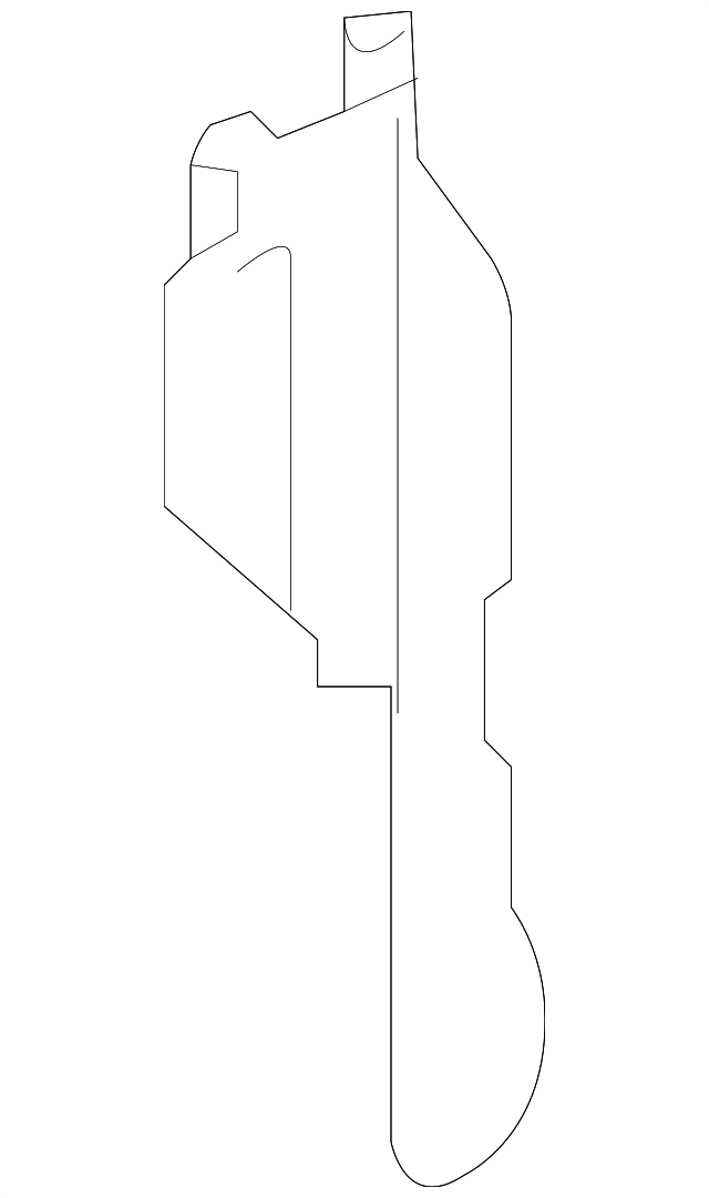 15165436 Деталь REAR INSULATOR, LEFT