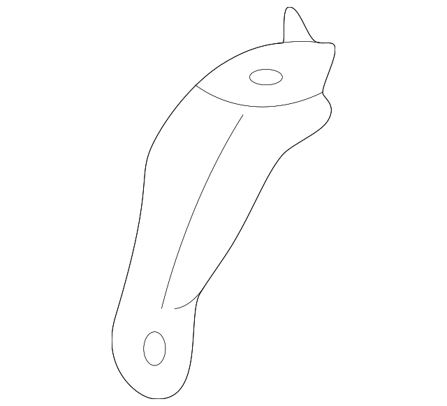 203-626-24-14 Деталь BUMPER BRACKET, RIGHT