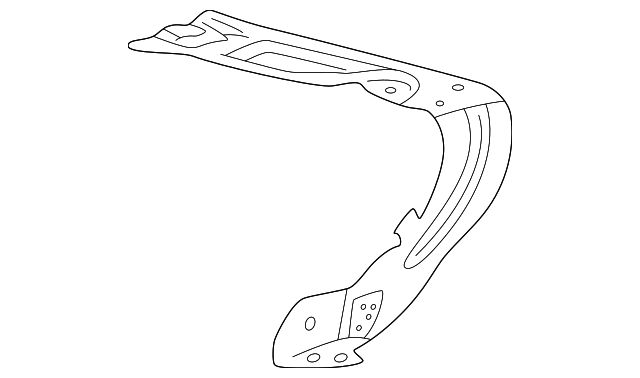 203-620-05-72 Деталь MOUNT FRAME, LEFT