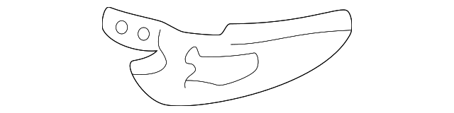 203-620-23-34 Деталь MOUNT FRAME SUPPORT, LEFT