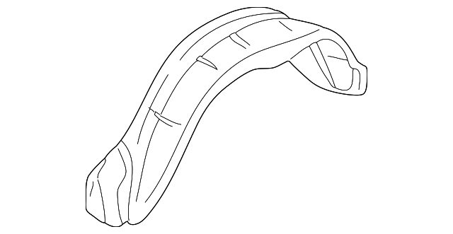 55360146AE Деталь WHEELHOUSE LINER, RIGHT