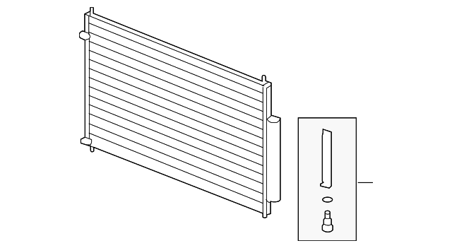 80110-SJA-003 CONDENSER