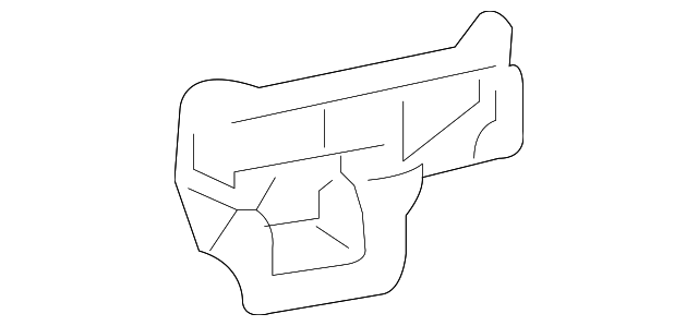 204-616-08-47 Деталь REAR CROSSMEMBER REAR SUPPORT, RIGHT