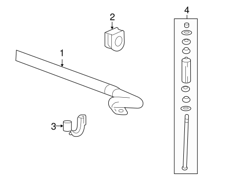 Escalade STABILIZER BAR & COMPONENTS