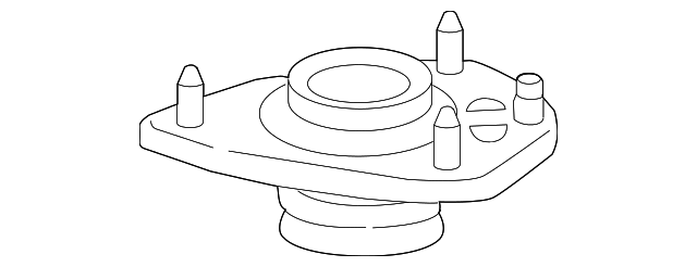 51670-T2A-A01 Деталь RUBBER, FR. SHOCK ABSORBER MOUNTING
