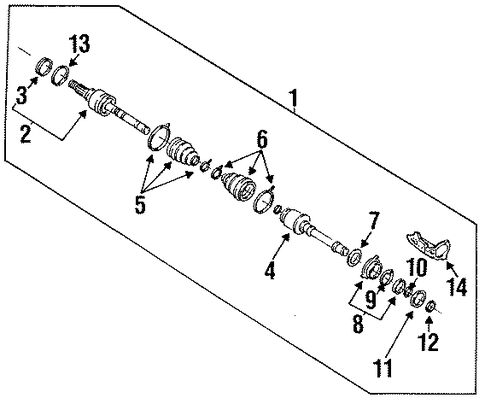 Quest DRIVE AXLES