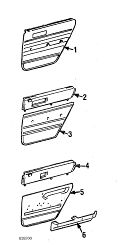 Camry REAR DOOR TRIM