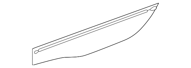 1E0-871-365-A Деталь AIR DEFLECTOR, LEFT