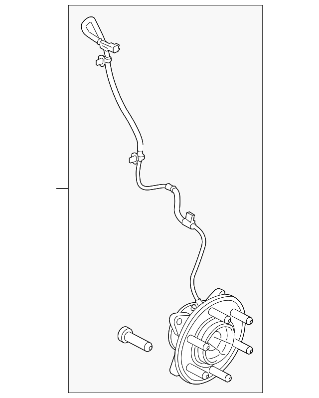 FL3Z-1104-D Деталь HUB & BEARING, RIGHT