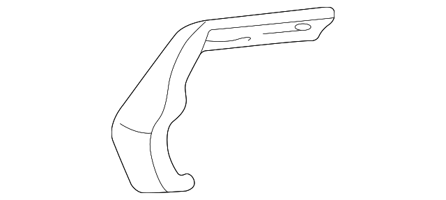 5C3Z-19C897-A EVAPORATOR CORE SUPPORT BRACKET