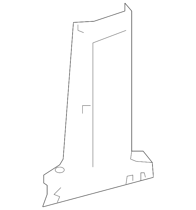 68008275AB Деталь INNER PILLAR, RIGHT