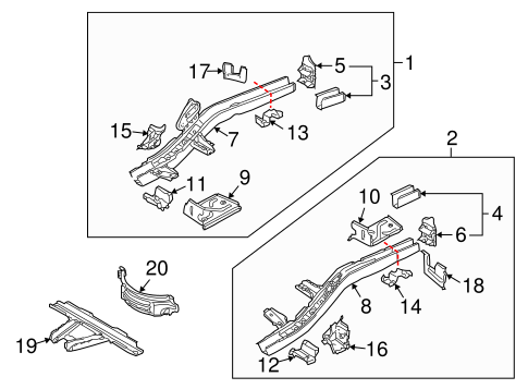 Q7 RAILS & COMPONENTS