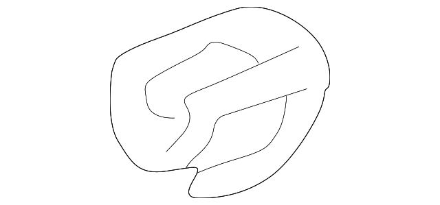3B0-867-947-A Деталь LOWER QTR TRIM CLIP, RIGHT