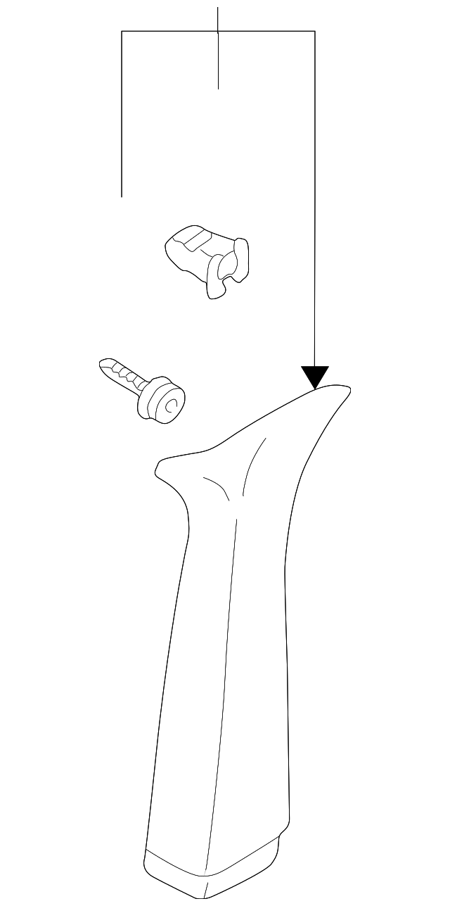 3B9-867-242-J-3U5 Деталь PILLAR TRIM, RIGHT