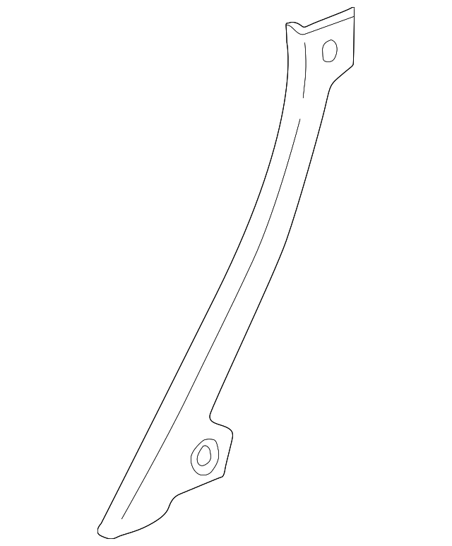 3B0-867-768-B-7G8 Деталь LOWER QTR TRIM, RIGHT