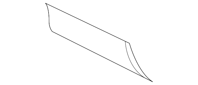 F5TZ7829039CB Деталь BODY SIDE MLDG, LEFT