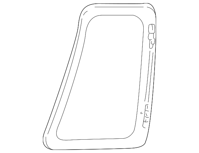 F1TZ-9829711-C Деталь QTR GLASS, LEFT