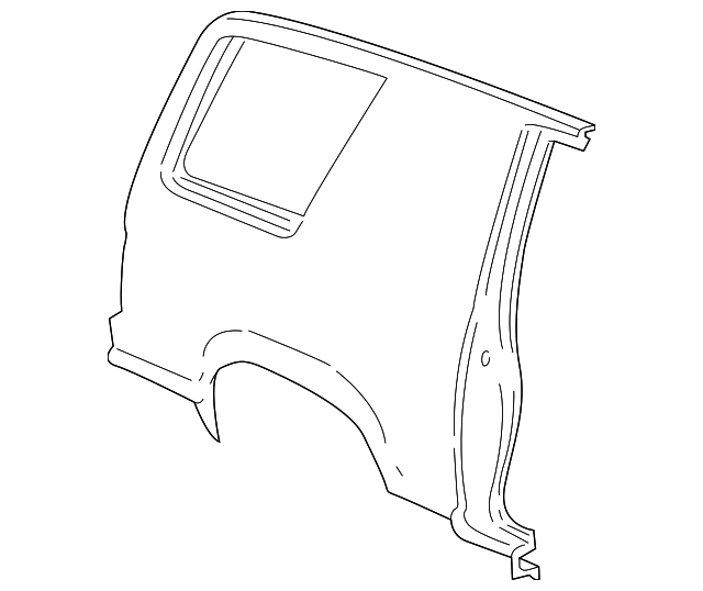 F87Z9827840BA Деталь QUARTER PANEL, RIGHT
