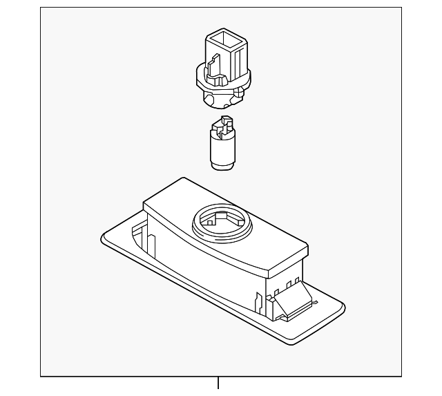 92501-2G000 Деталь LICENSE LMP ASSY, RIGHT