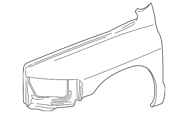 55276208AD FENDER, RIGHT