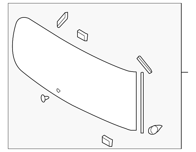 90300-1FC5C Деталь DOOR GLASS