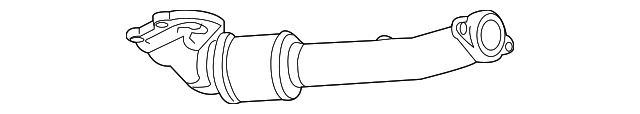 23433977 Деталь CONVERTER & PIPE, LEFT