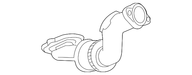 23433976 Деталь CONVERTER & PIPE, RIGHT