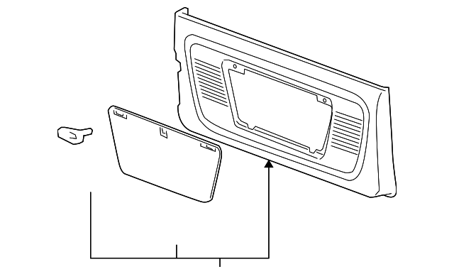 25949530 Деталь LOWER TRIM PANEL