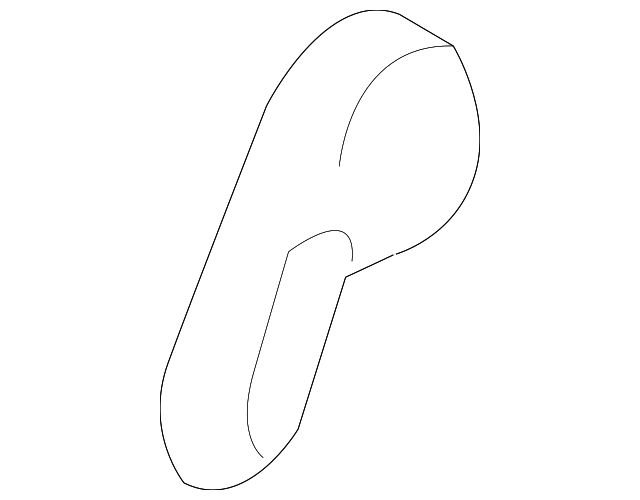 72507-74020-C0 Деталь RECLINE LEVER, LEFT