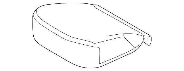 71528-74110-B1 Деталь CUSHION COVER, LEFT