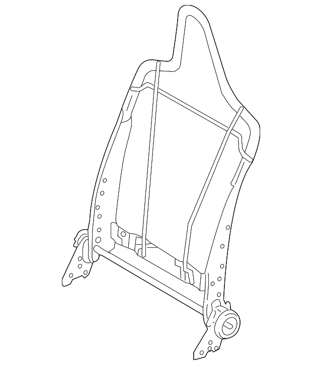 71640-74040 Деталь SEAT BACK FRAME, LEFT