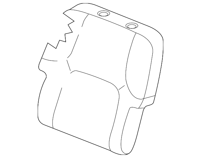 87620-ZP21A SEAT BACK COVER