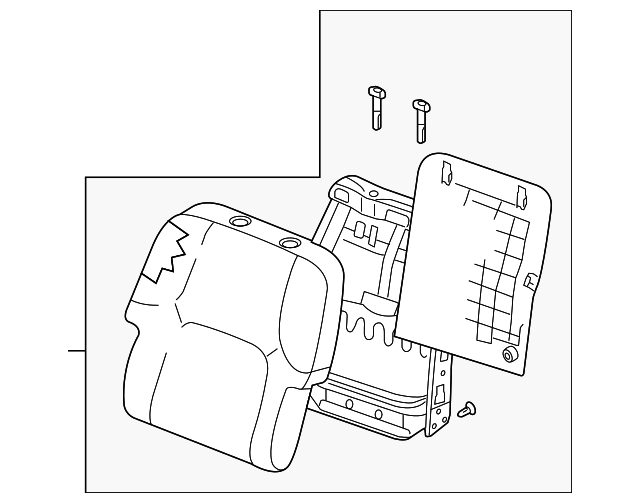 87600-ZP21A SEAT BACK ASSY