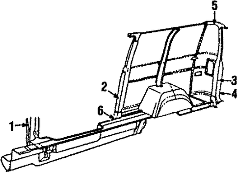 B150 INNER STRUCTURE & RAILS 2