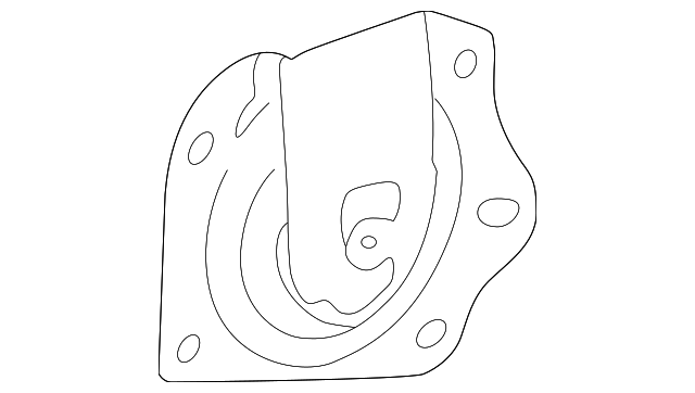 4668577AB Деталь ENGINE SUPPORT, LEFT