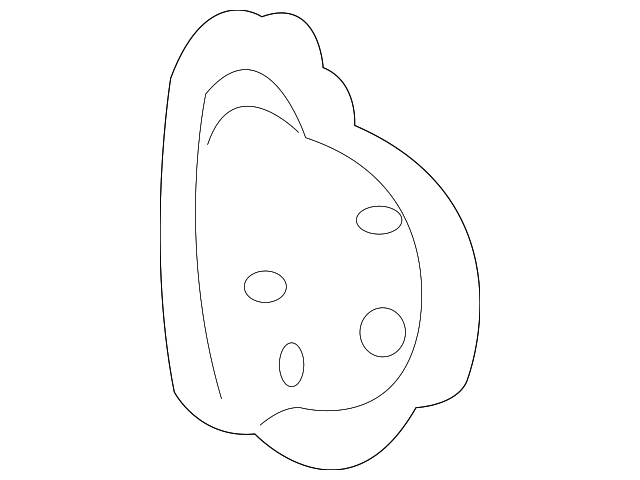 51143-0B000 TOW HOOK, LEFT