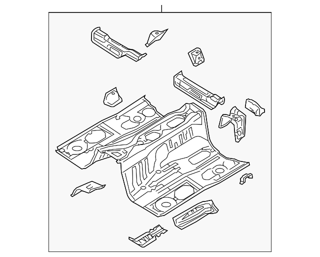 F15153600H Деталь FRONT FLOOR PAN