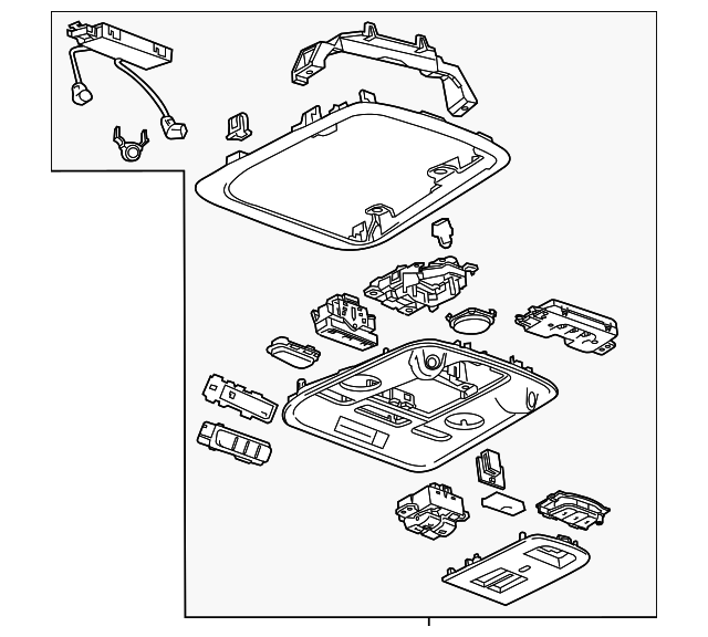 84009581 OVERHEAD CONSOLE