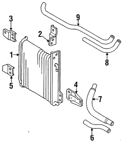 Land Cruiser TRANS OIL COOLER