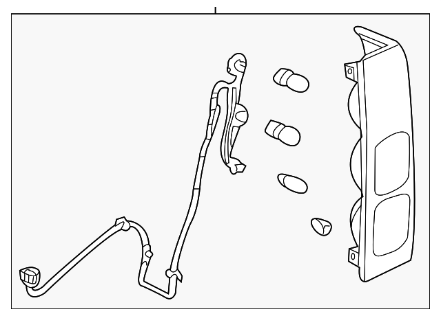94734360 TAIL LAMP ASSY, LEFT