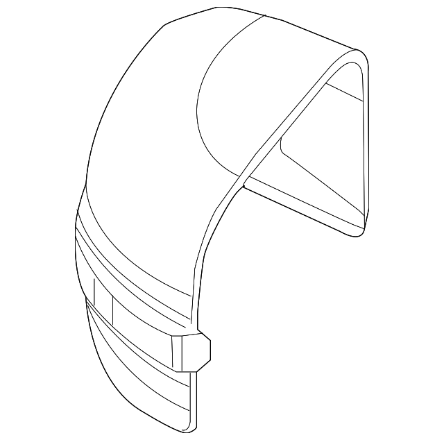 5XA12TZZAA Деталь MIRROR COVER, LEFT